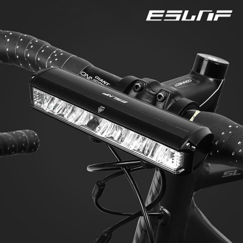 ESLNF 가로형 자전거 라이트 전조등 C타입 충전식
